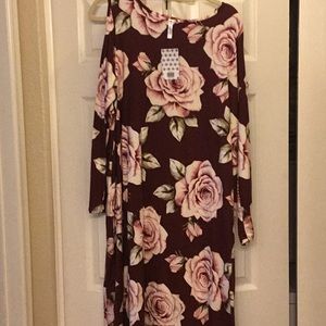 Cold shoulder dress